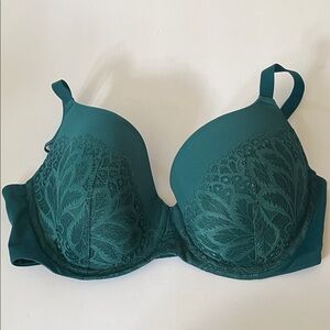 Auden Deep Green Lace Bra